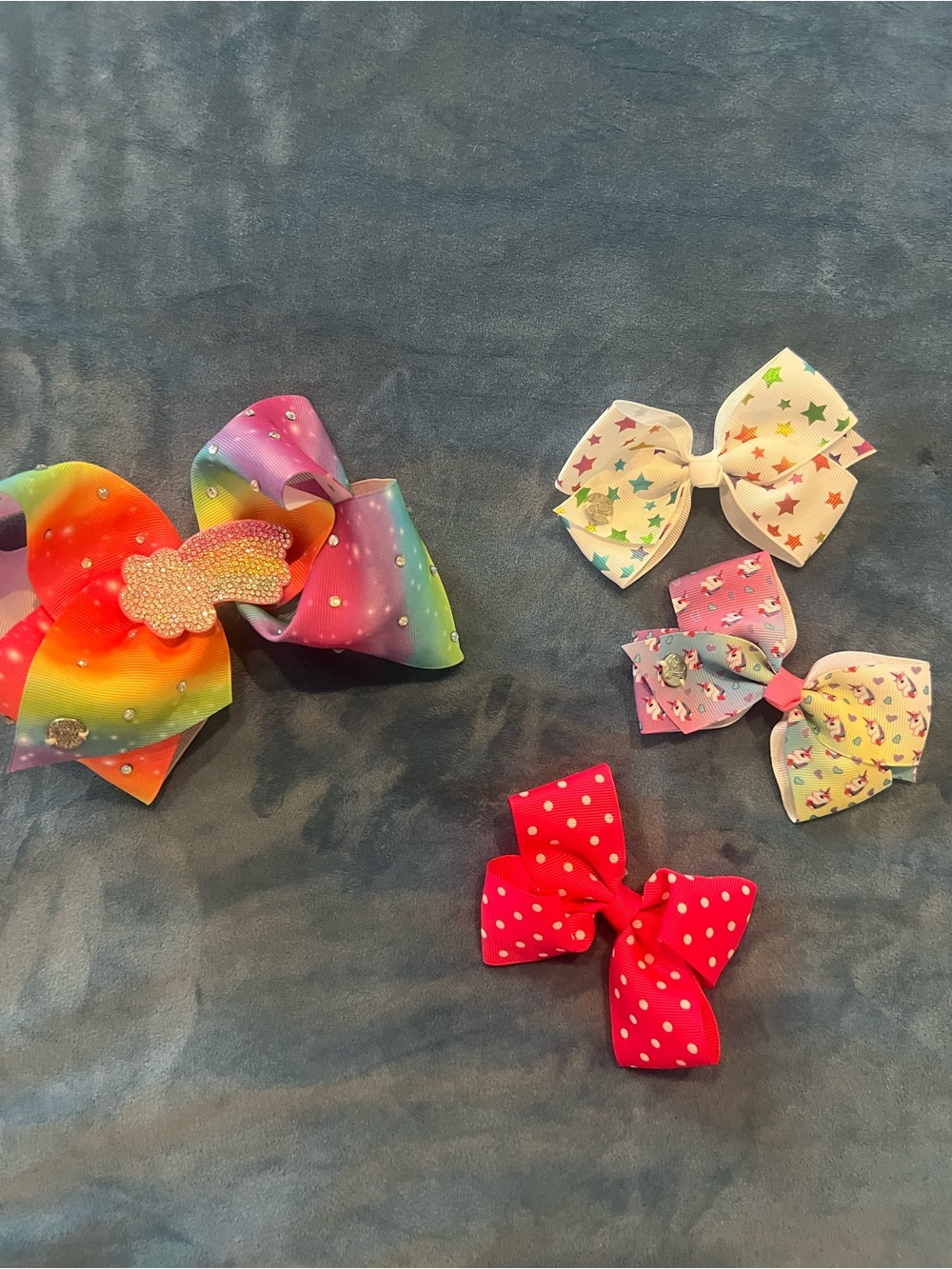 Jojo Siwa 4 Hair Bow Set - Multicolor